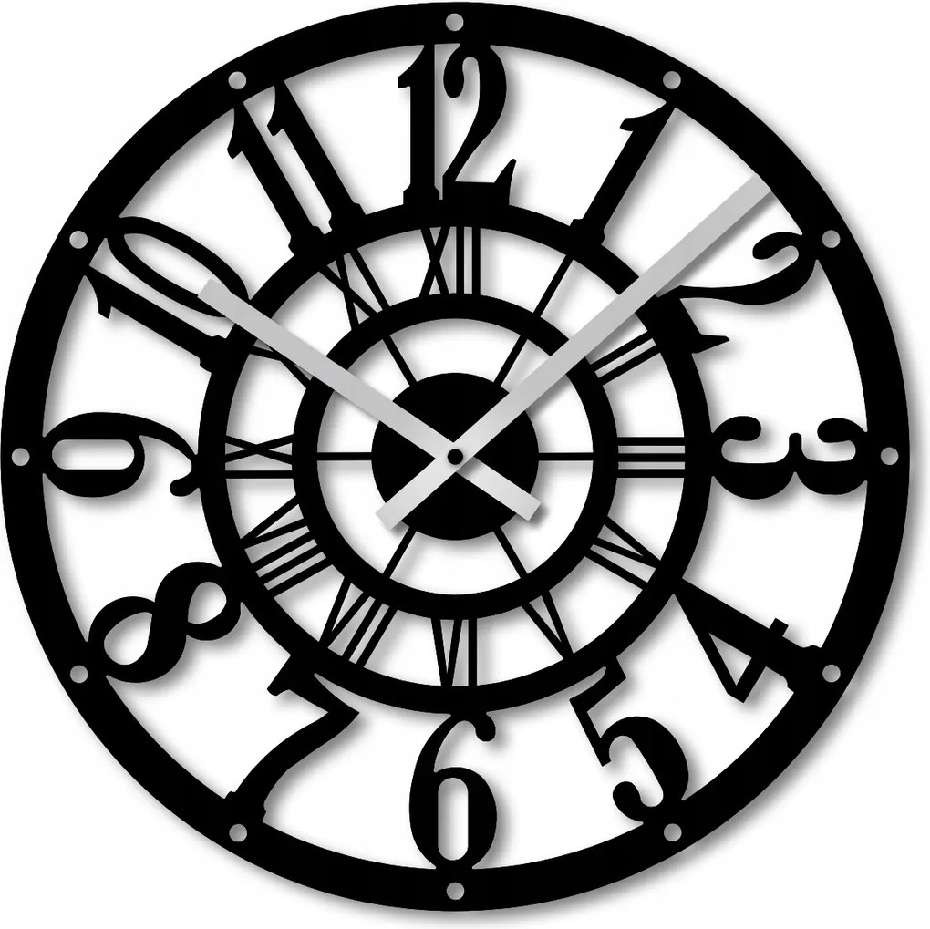 Falióra 60 cm Falióra Nagy Áttört Óra Klasszikus Nagy Számok