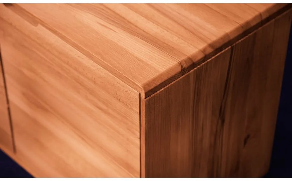 Alacsony bükkfa komód 134x63 cm Greg - The Beds