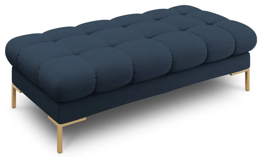 Sötétkék párnázott pad Bali – Cosmopolitan Design