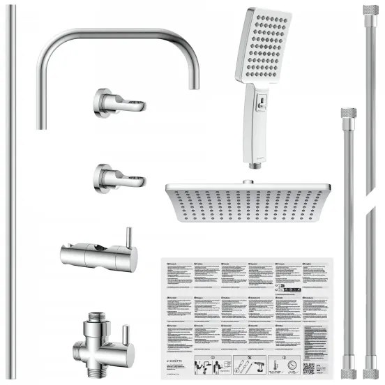 Schütte 60660 - MALLORCA zuhanygarnitúra fényes króm