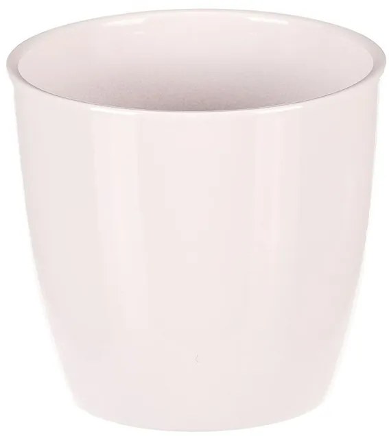 Kerámia virágtartó Terakota, átmérő 12 cm, fehér