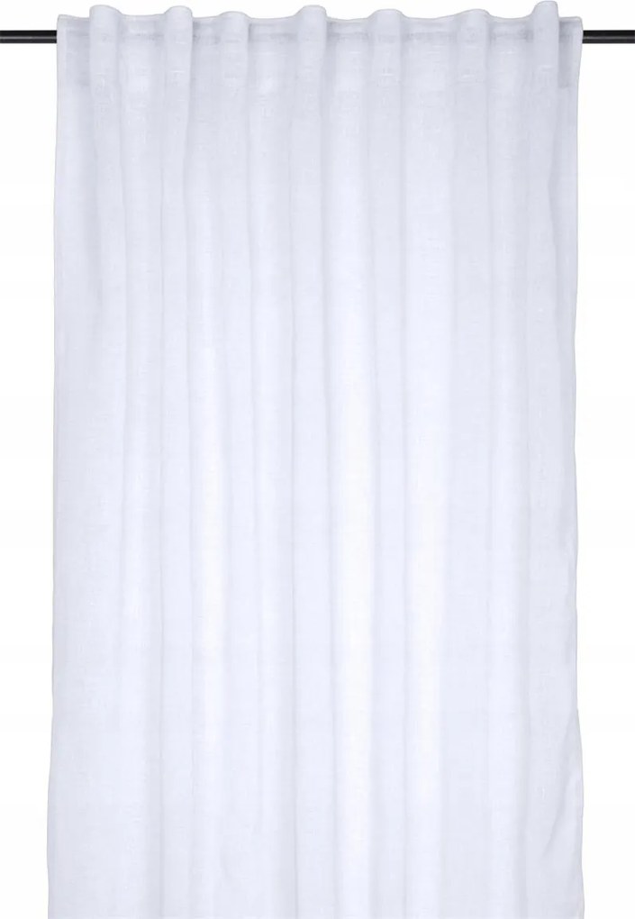 Függöny Sima Fehér Vállpántos 140 x 260 cm Ablakfüggöny Nagy