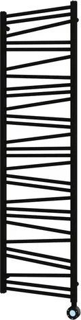 Radiátor elektromos SAT Lilon 169,5x50 cm fekete matt SATRALI1695500EBL