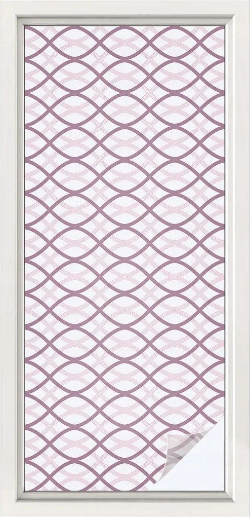 Ablakfólia öntapadós Adatvédelem Ovális formák 50x116 cm