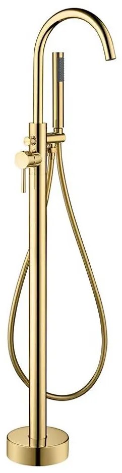 BATH DELUXE 28-114-01-64-00 - Szabadon álló fürdő szett csappal 116 cm réz