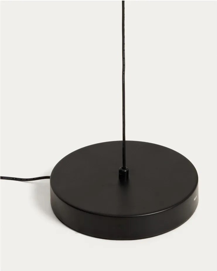 Fekete LED állólámpa (magasság 300 cm) Bow – Kave Home