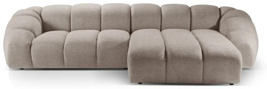 Bézs sarokkanapé (jobb oldali) Diana – Micadoni