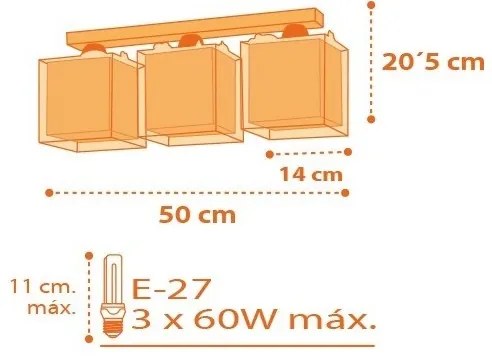 Dalber D-73453 - Gyerek mennyezeti lámpa DINOS 3xE27/60W/230V