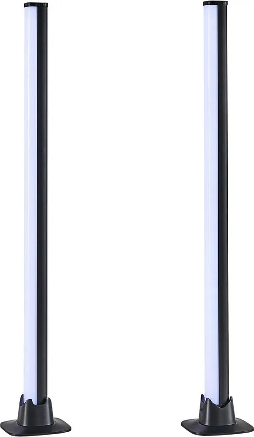 Fekete fém LED asztali lámpa (magasság 55 cm) Boy – Reality