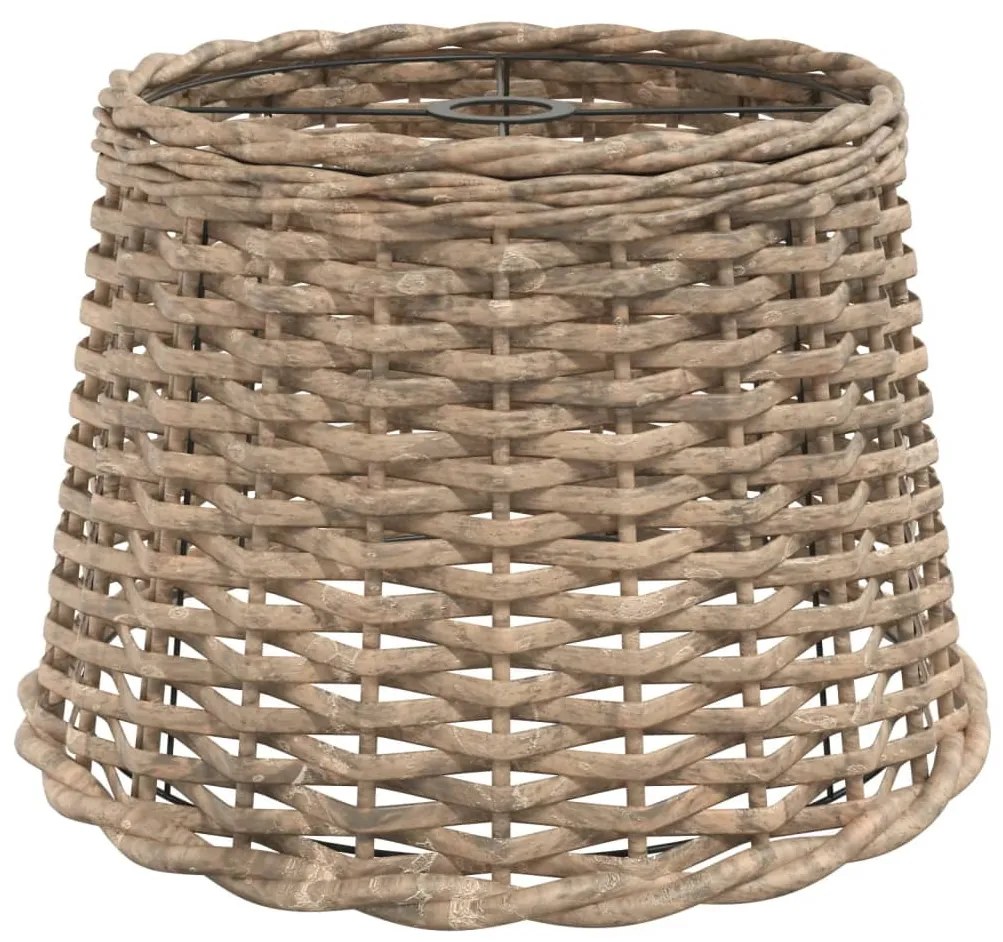 barna fonott mennyezeti lámpaernyő Ø40 x 26 cm