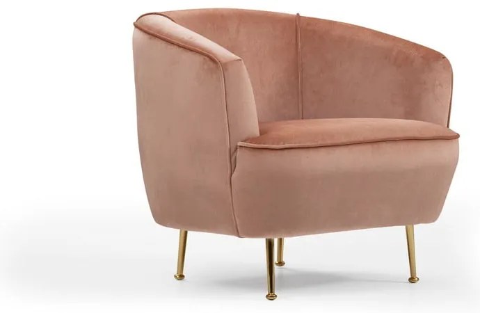 Rózsaszín fotel Piccoli – Artie