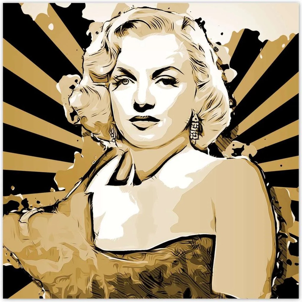 Poszterek 140x140 Marilyn Monroe Színésznő