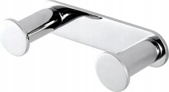 Széles léc 2 törölközőtartó akasztó króm 18.0421