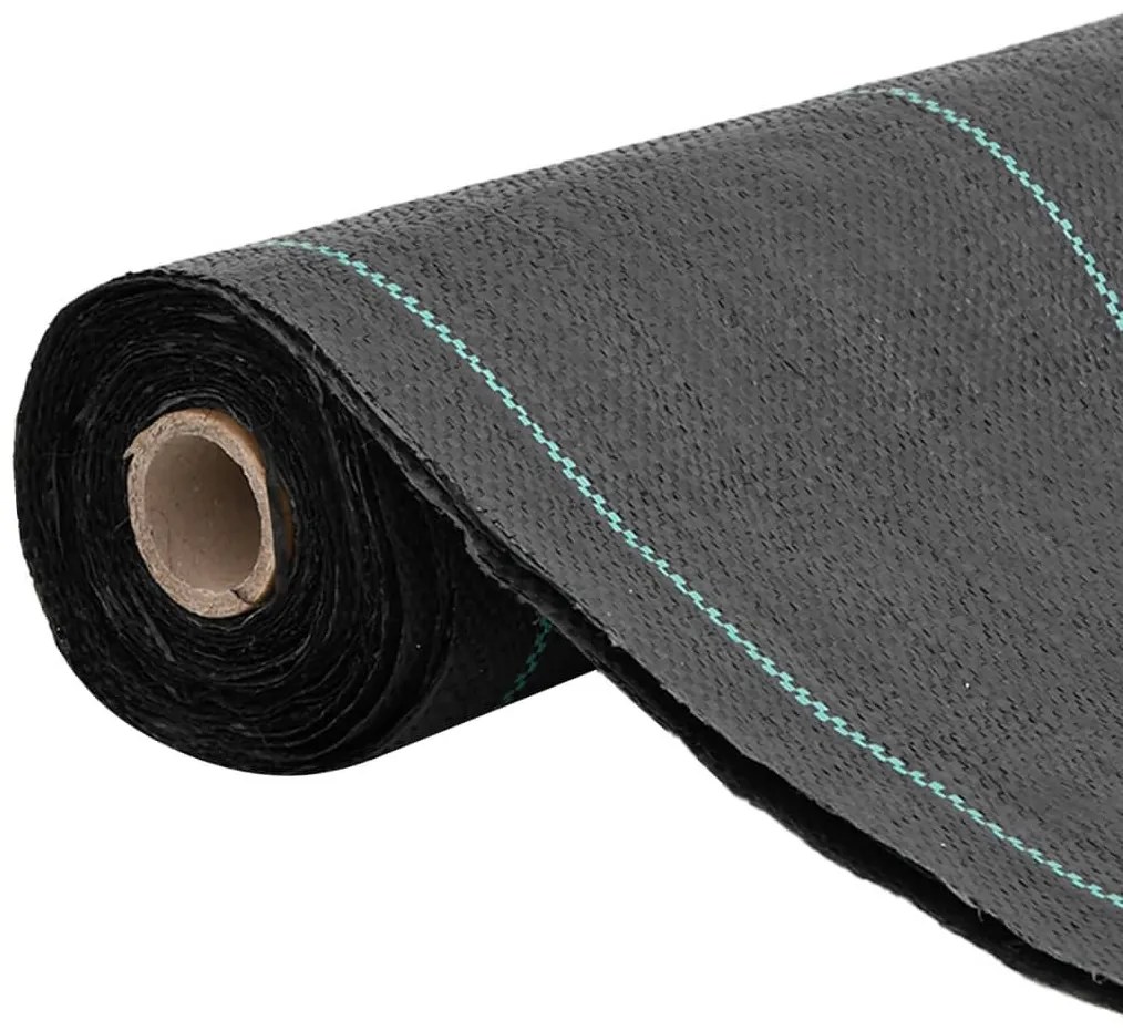 fekete PP talajtakaró membrán 0,5x50 m