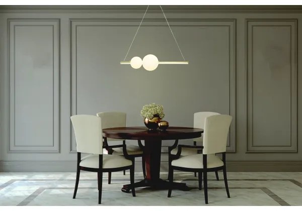 Zambelis 22108 - LED dimmelhető függeszték LED/11W/230V arany