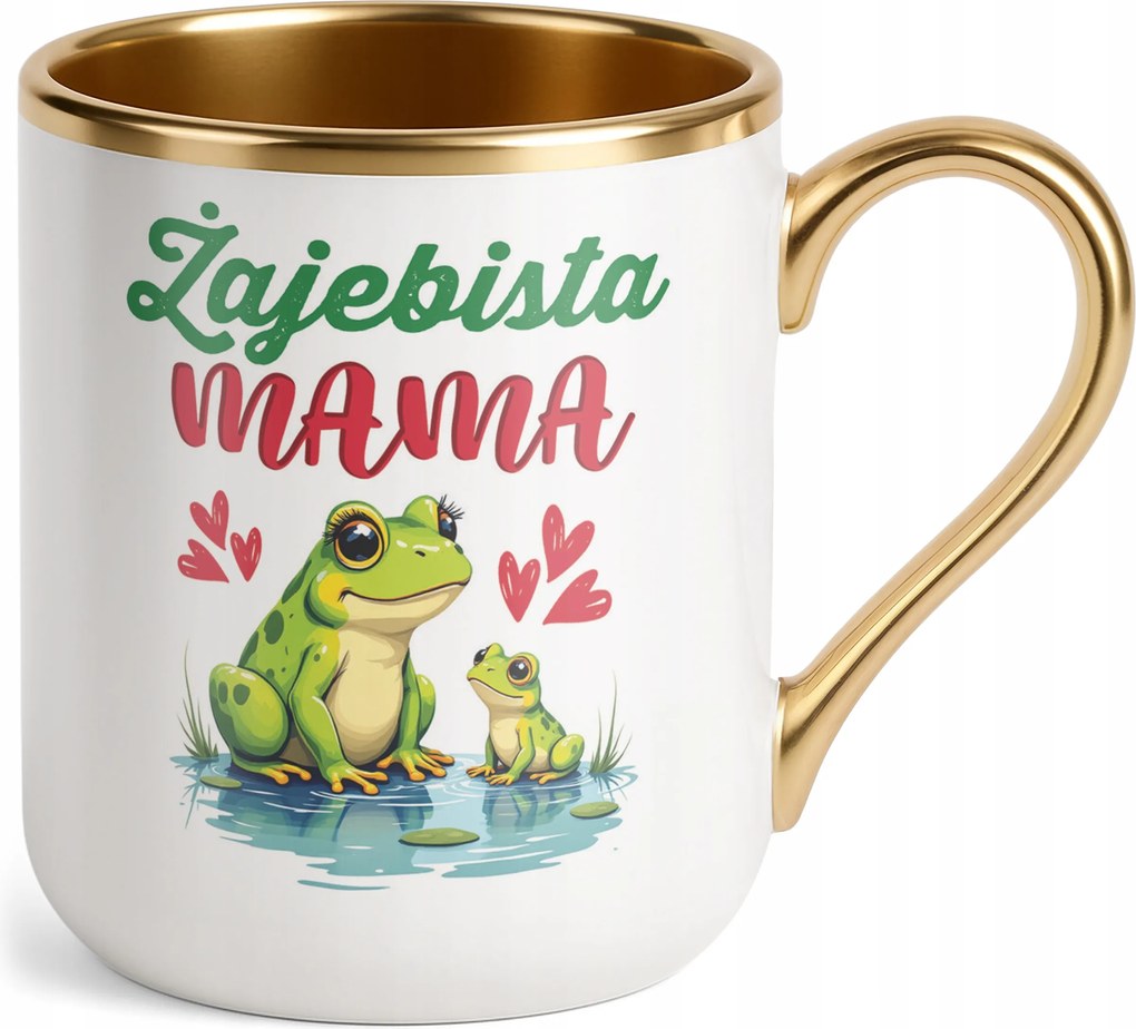 Prémium Bögre Arany Anyák napja Anyák napi Ajándék Békás Anya