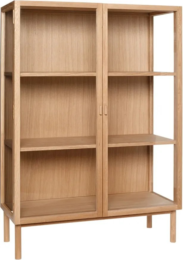 Natúr színű tölgyfa tálalószekrény 100x140 cm Panorama – Hübsch