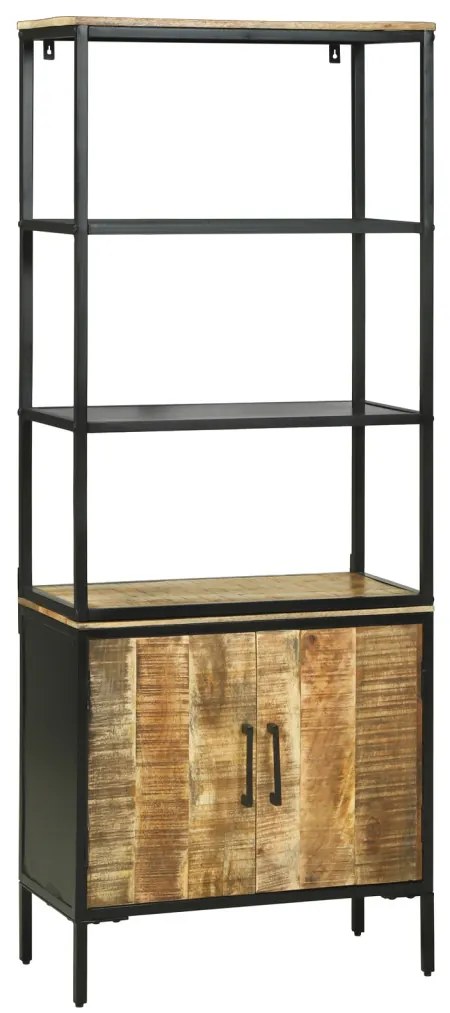 Hálószekrény 70x35x180 cm Szilárd Durva Fa Mangó
