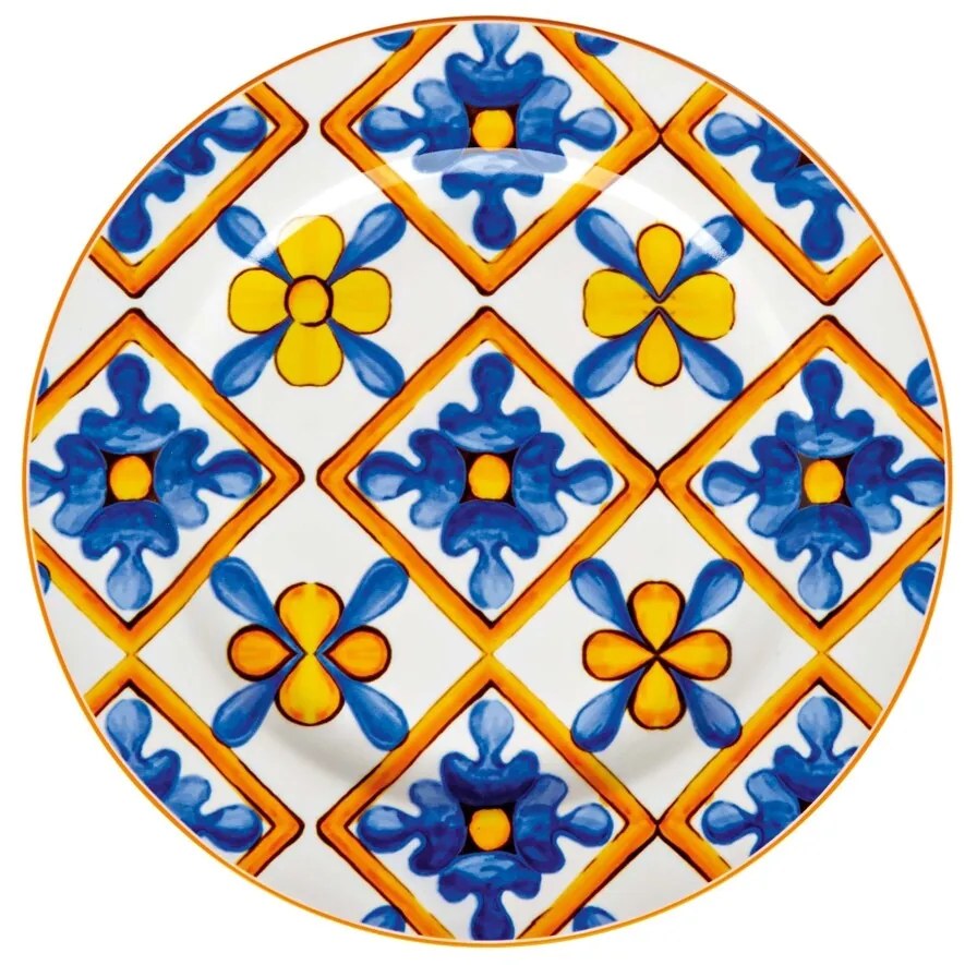 Medicea 18 darabos Étkészlet, Brandani, porcelán