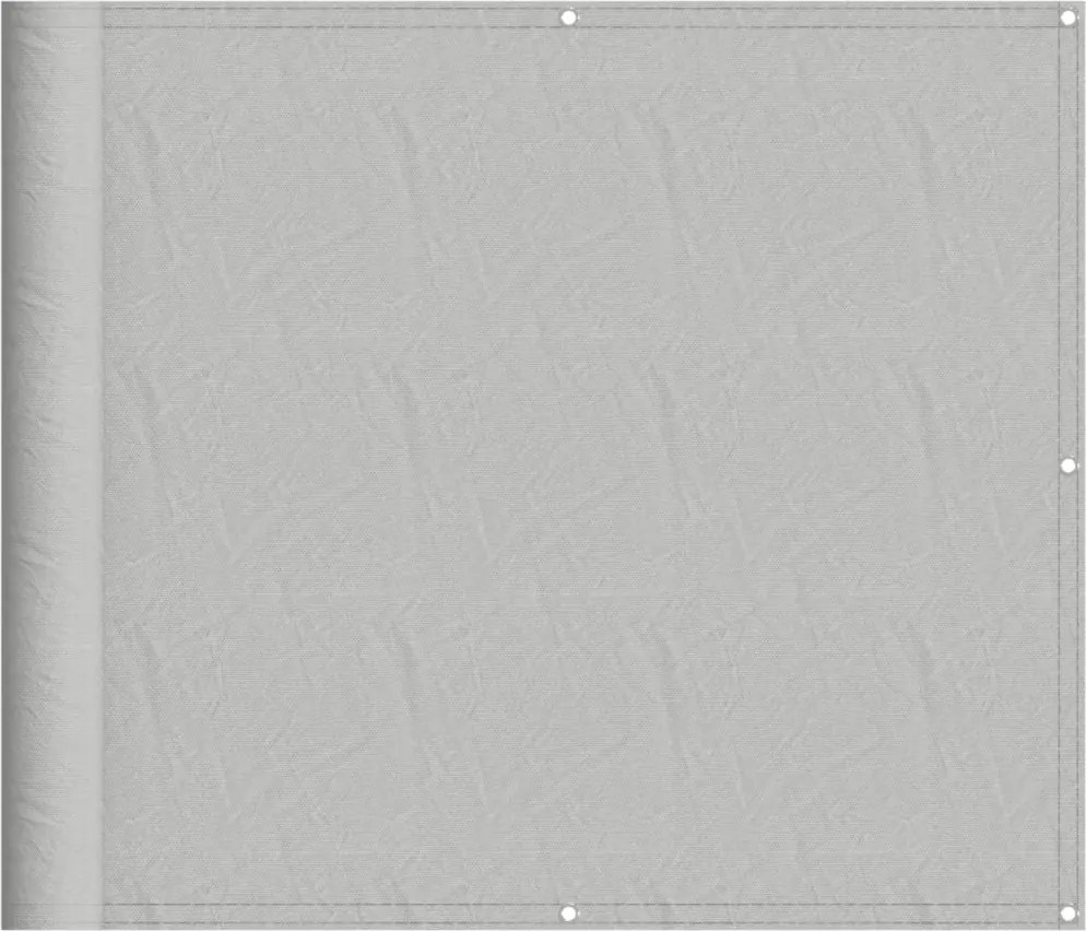 vidaXL világosszürke 100% oxford poliészter erkélyparaván 90 x 1000 cm