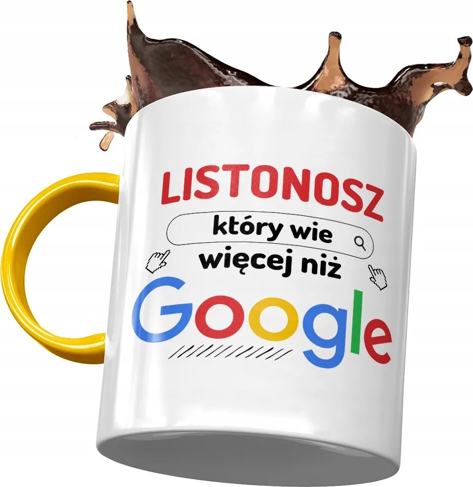 Sárga Bögre A Postás Többet Tud, mint a Google Fotónyomtatással