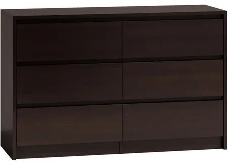 6 fiókos komód 120 cm Wenge