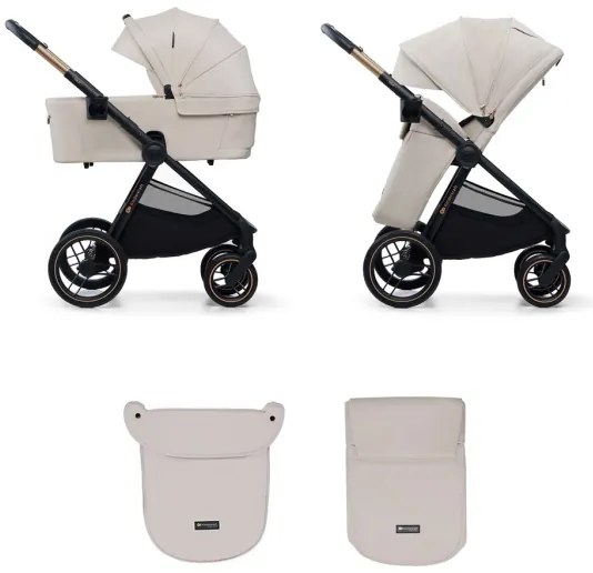 KINDERKRAFT - Kombinált babakocsi 2in1 NEA 2 bézs