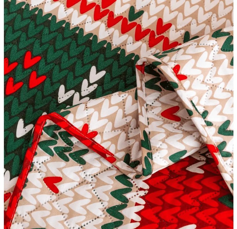 Ágytakaró FROSTED CHRISTMAS színes Méret: 220 x 240 cm