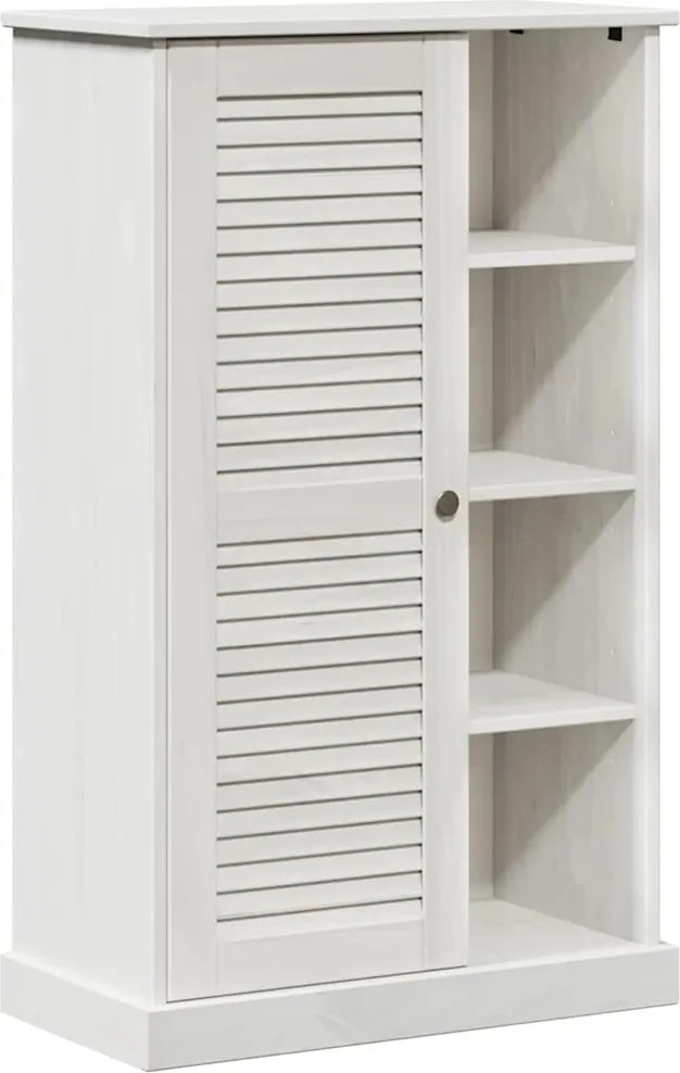 vidaXL Fürdőszoba Székény VIGO Fehér és Antik Fehér 68 x 34 x 110 cm