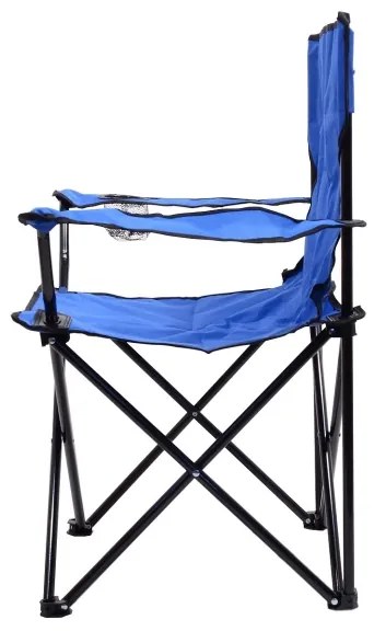 Összecsukható kempingszék kék