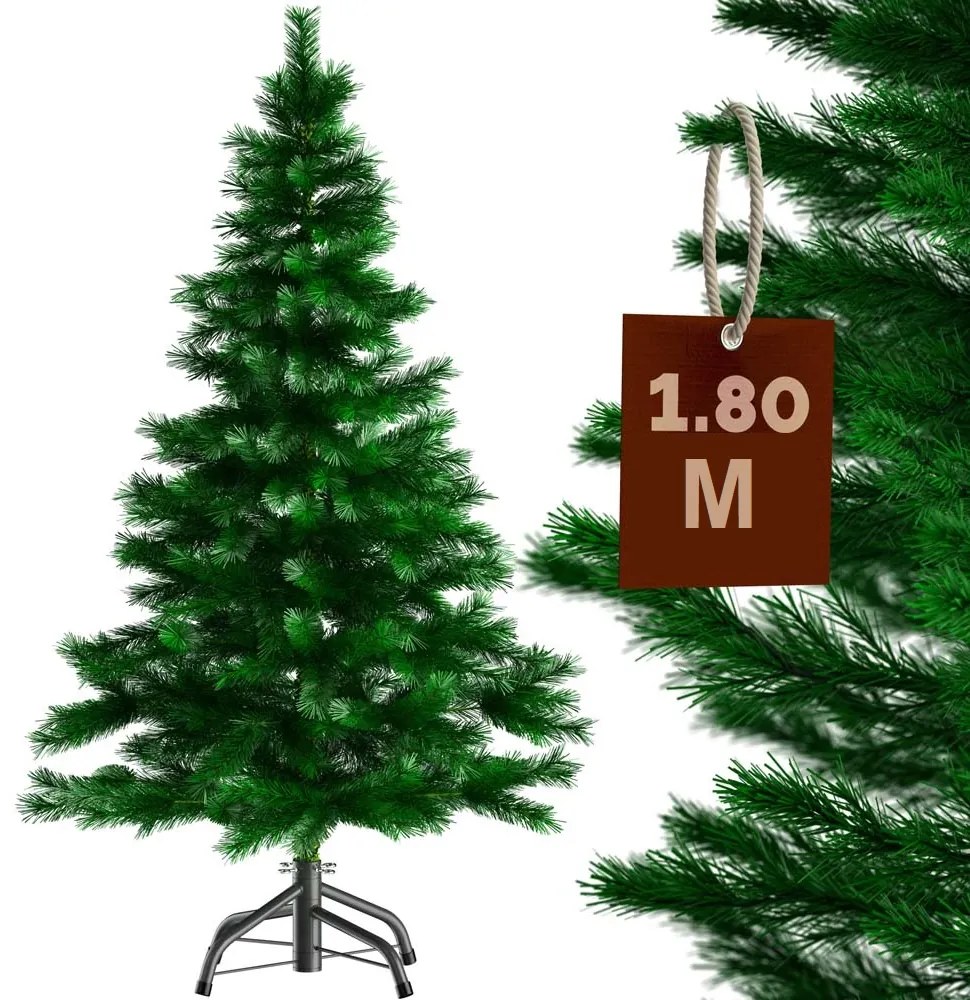 RUDOLPH mű karácsonyfa, 180cm, zöld Casaria