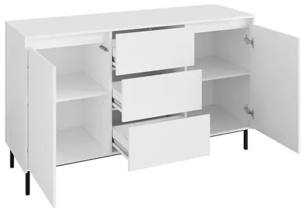 Komód Somkera 2D3SZ (fekete) . 1103679