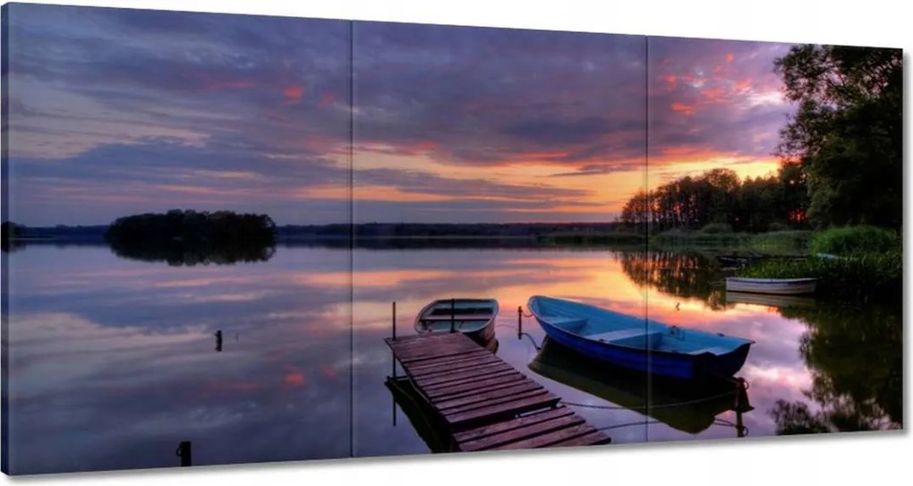 Festmények 120x60 Híd a tavon