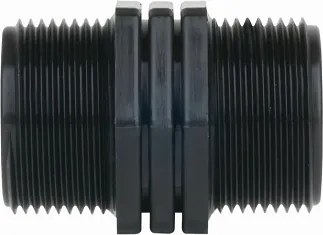 3"-os Pp műanyag fekete menetes közcsavar