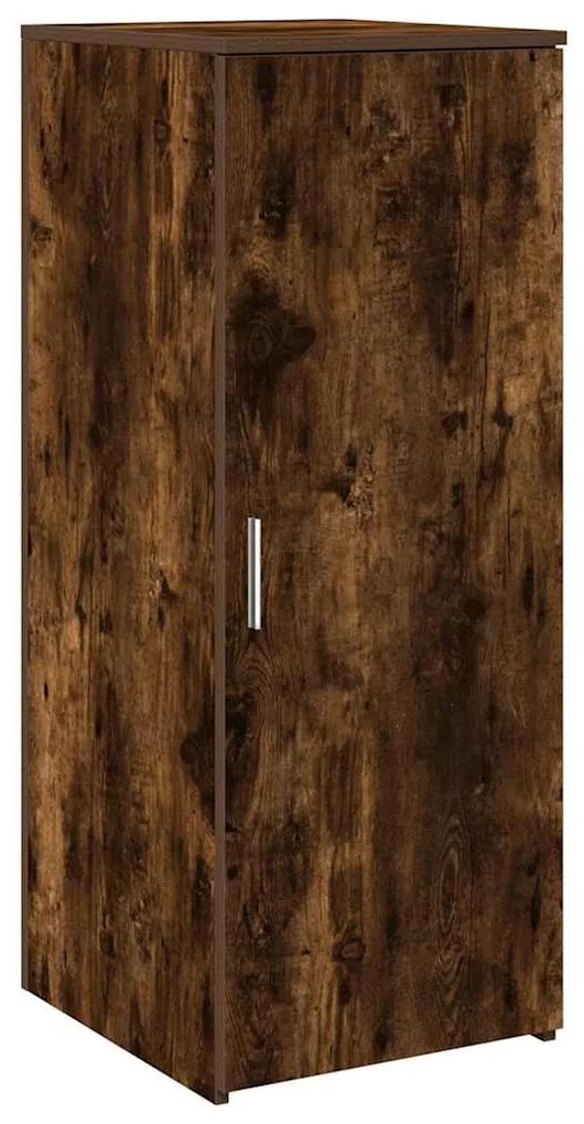 tároló szekrény füstös tölgy 40x45x103,5 cm szerelt fa