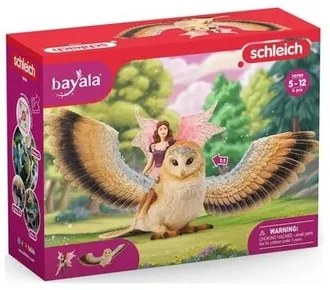 Schleich Bayala 70789  Tündér repülő bagolyon