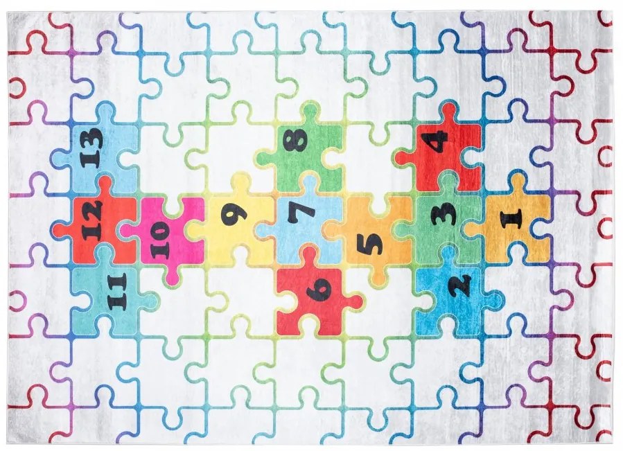 Emma Gyerekszőnyeg Színes puzzle Szélesség: 80 cm | Hossz: 150 cm