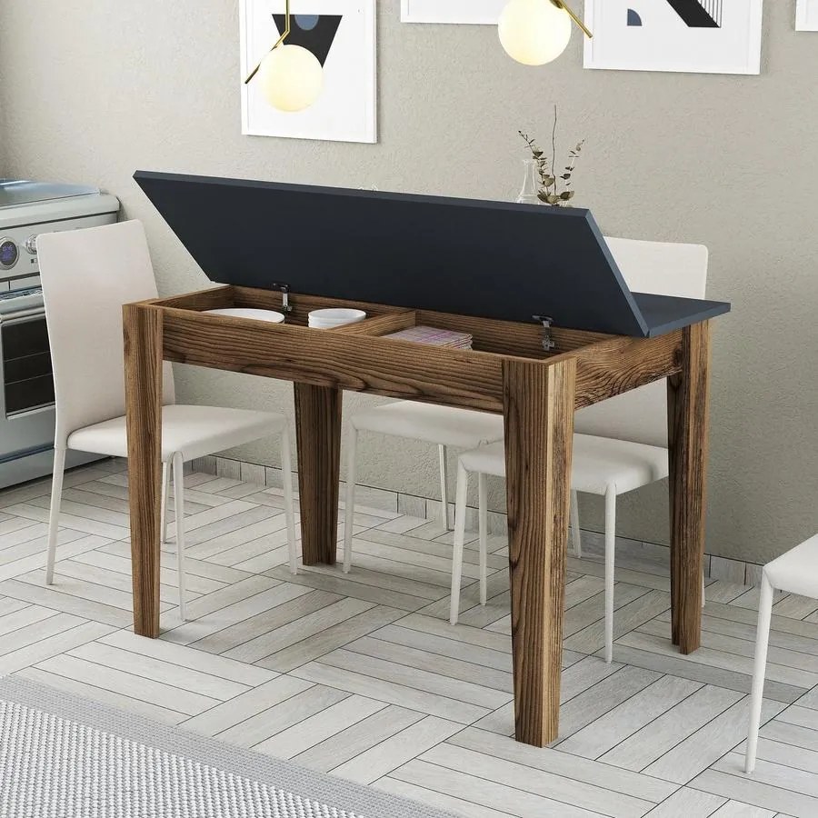 Étkező asztal Kiev 504 - Walnut, Anthracite