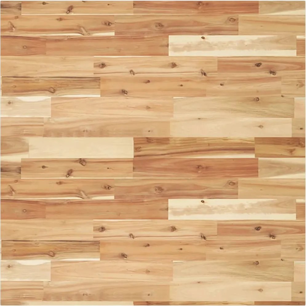 vidaXL négyzet alakú tömör akácfa asztallap 80 x 80 x 2 cm