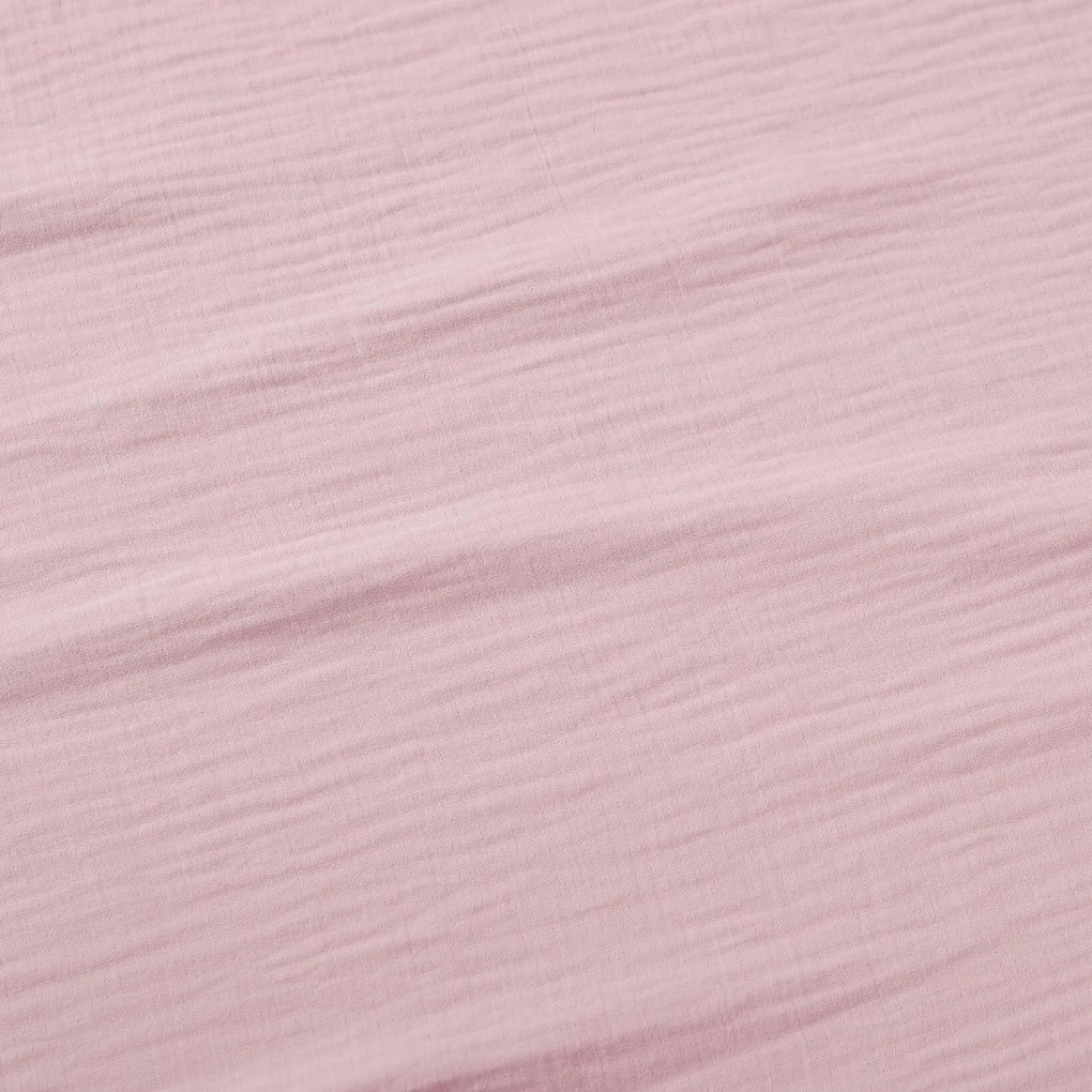 Goldea muszlin párnahuzat - pasztell rózsaszín 40 x 40 cm