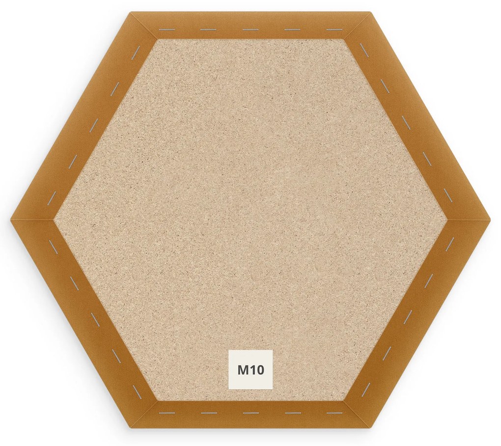 Bársony kárpitozott panel - Hatszög - 35x40cm Szín: Bordó