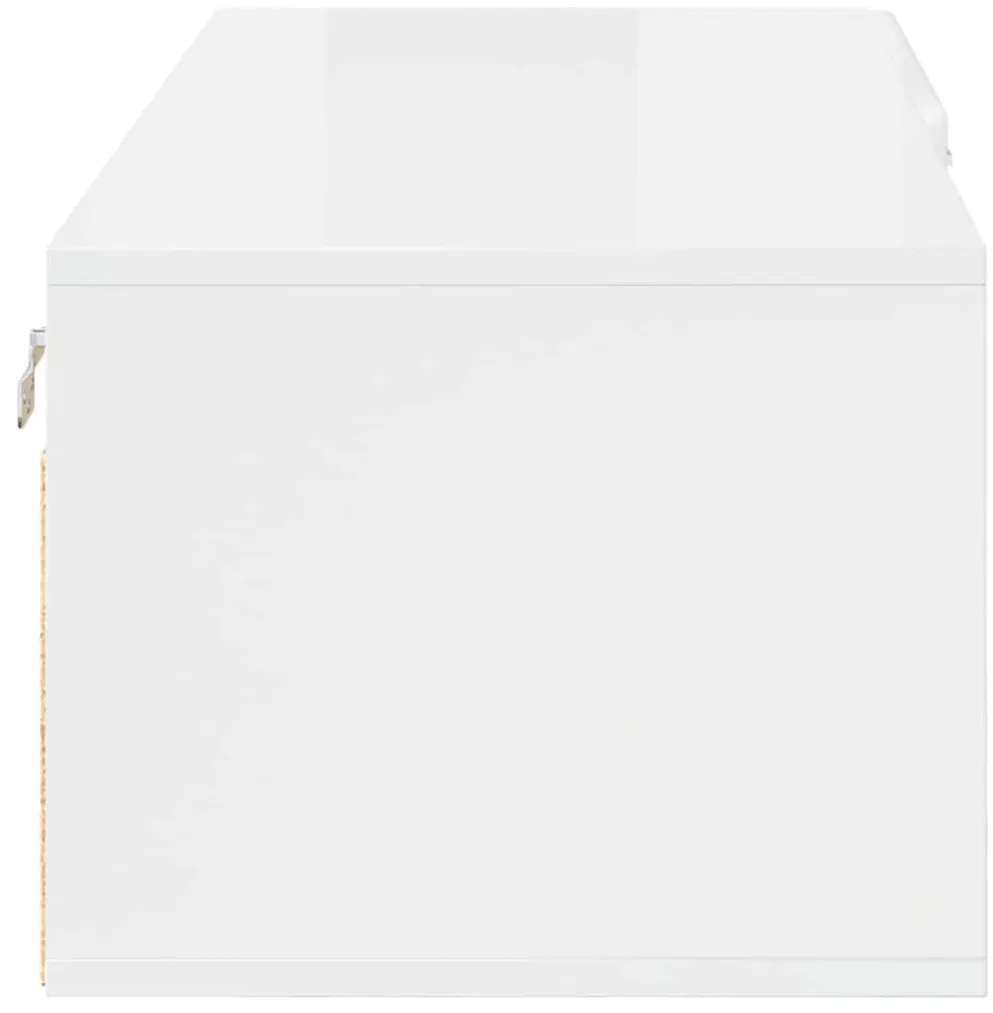 TV szekrény fiókkal Beton szürke 100.5 x 39 x 30 cm Faanyag