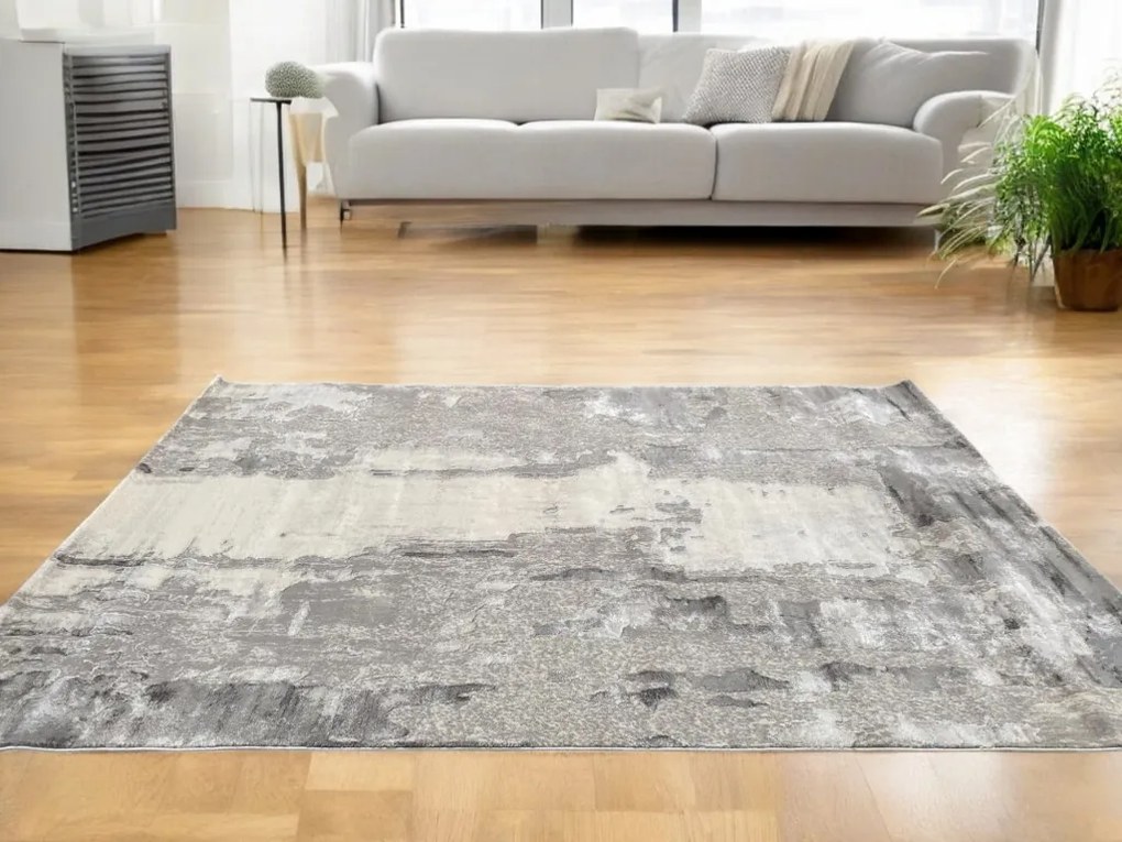 Veston 51273 szürke modern szőnyeg 60x110 cm