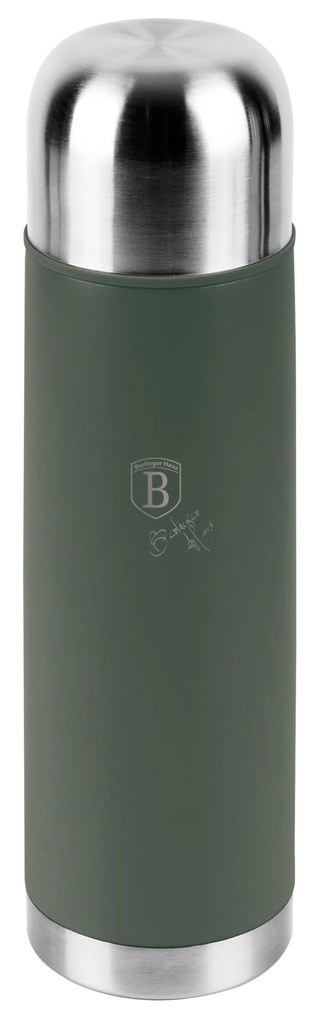 Berlinger Haus matt zöld rozsdamentes acél termosz 750 ml