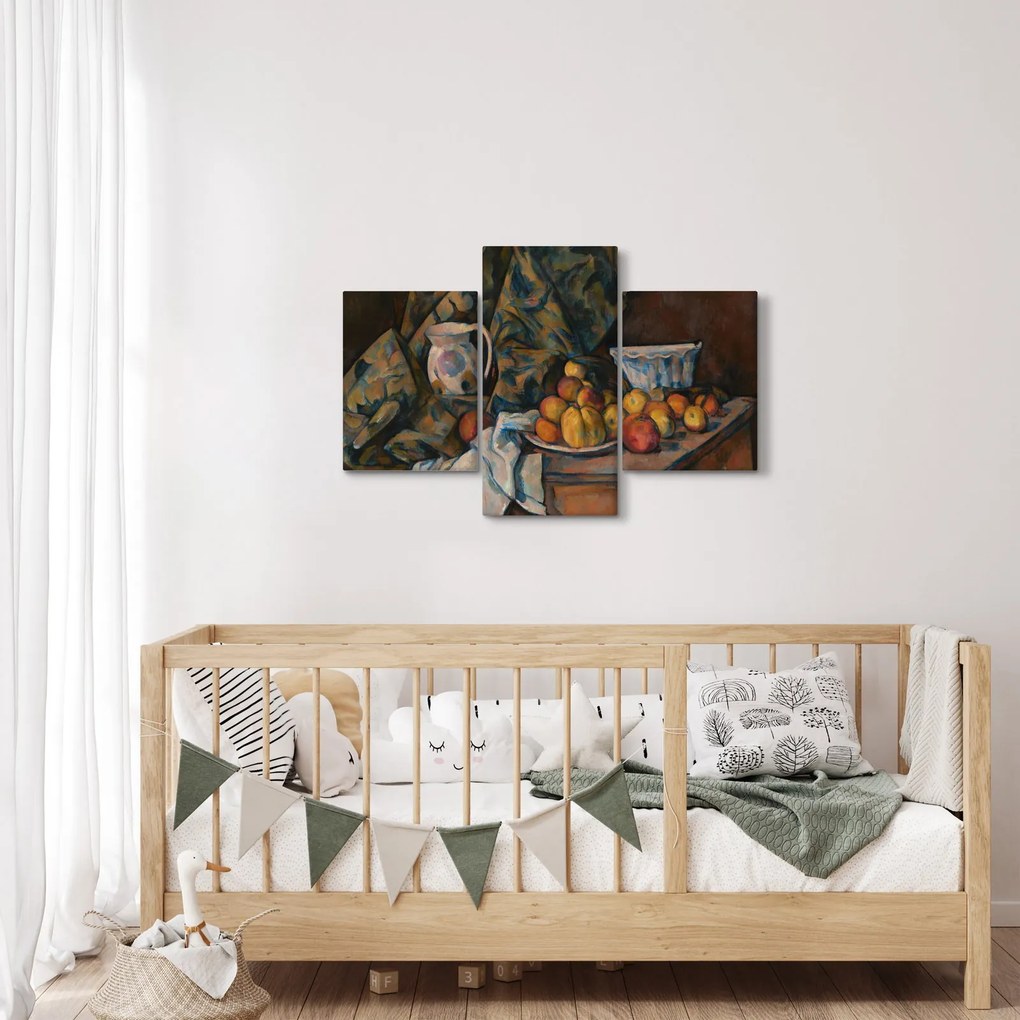 Kép - Paul Cézanne, Still Life with Apples and Peaches, reprodukciók (90x60 cm)