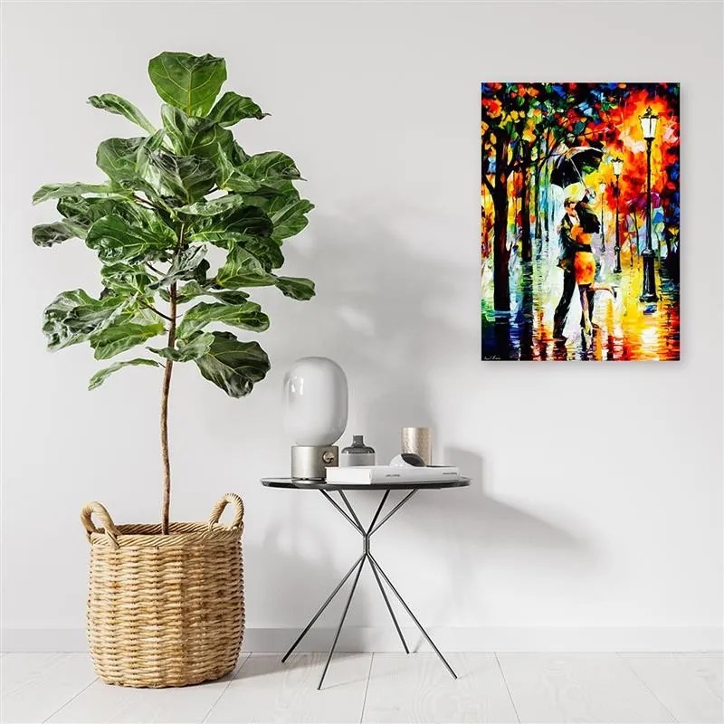 Gario Vászonkép Szerelmespár egy esernyo alatt Méret: 60 x 90 cm