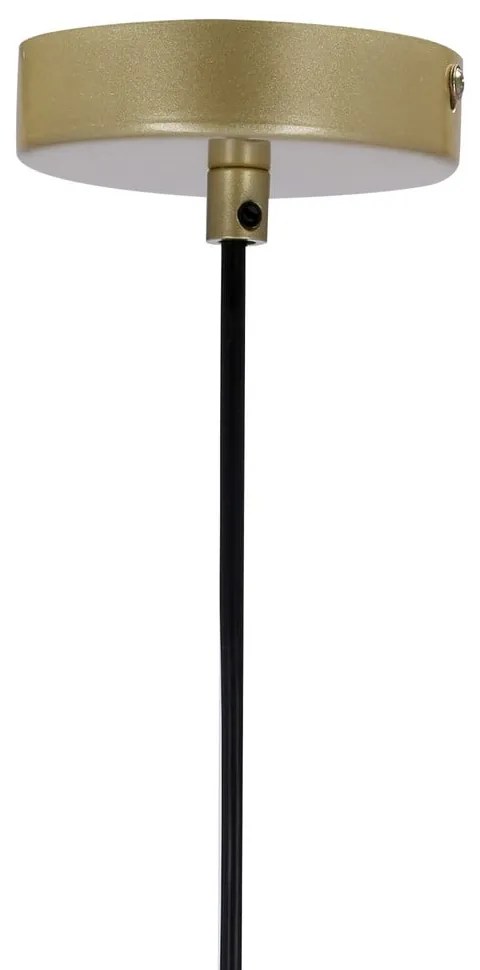 Aranyszínű függőlámpa üveg búrával 32.5x15 cm Duo – Candellux Lighting