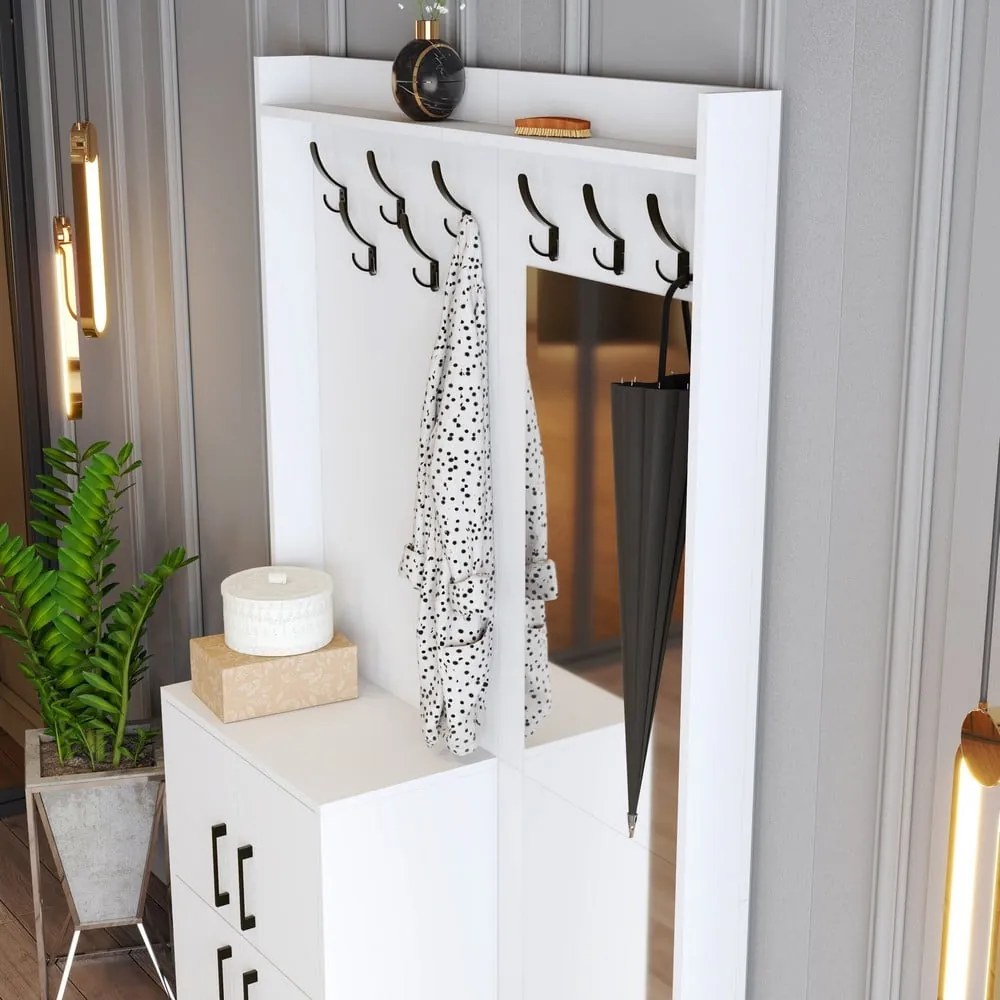 Fehér előszoba bútor Berlin – Kalune Design