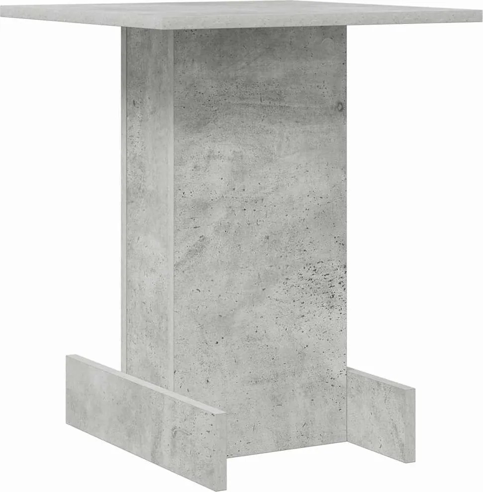 vidaXL Végasztal Beton Szürke 44,5 x 45 x 55 cm Faanyag