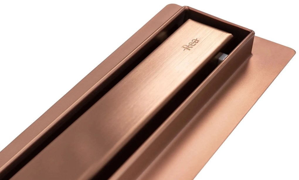 Lineáris lefolyó NEO Slim Pro szálcsiszolt réz 60